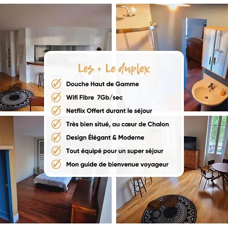 Ferienwohnung Le Duplex Chalon-sur-Saône Exterior foto